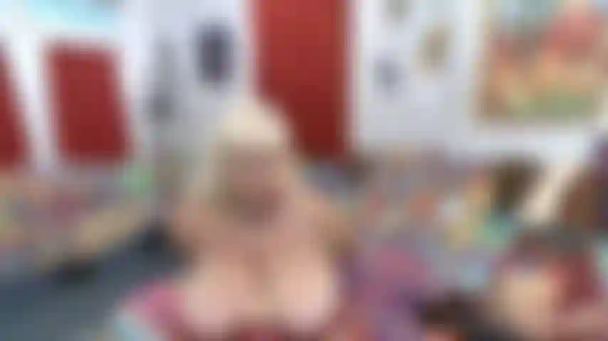 Hängende titten & streicheleinheiten für lange, weiße spielzeuge mit meiner hand.