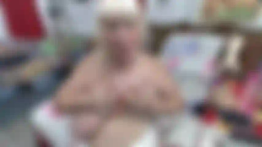 SUCKING MY TITS & LICKING MY NIPPLES WITHTITS HANGING AT THE END