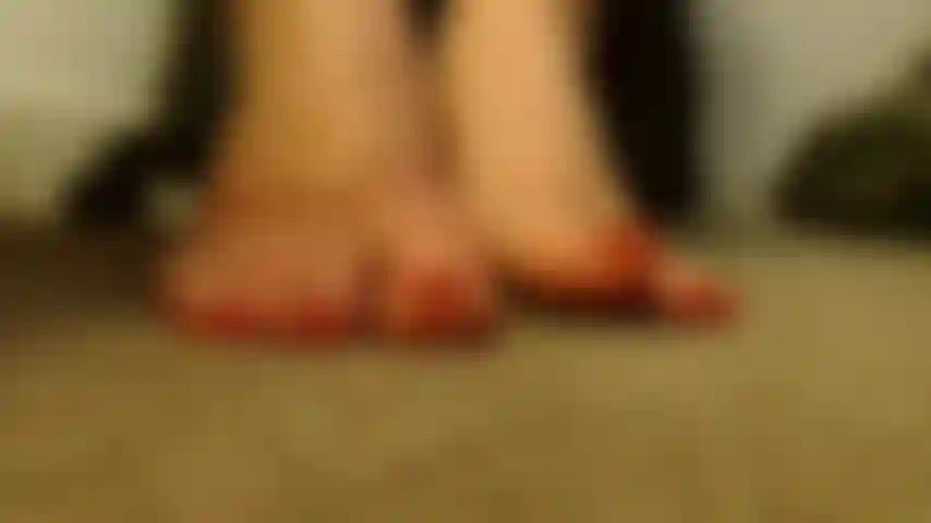 FULL 5 MIN seated Domme power - my flawless soles flex, toes