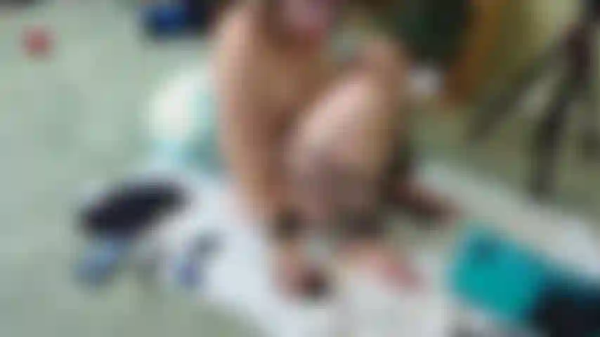 Hooded Gagged Tied Up Fuck Machined!!