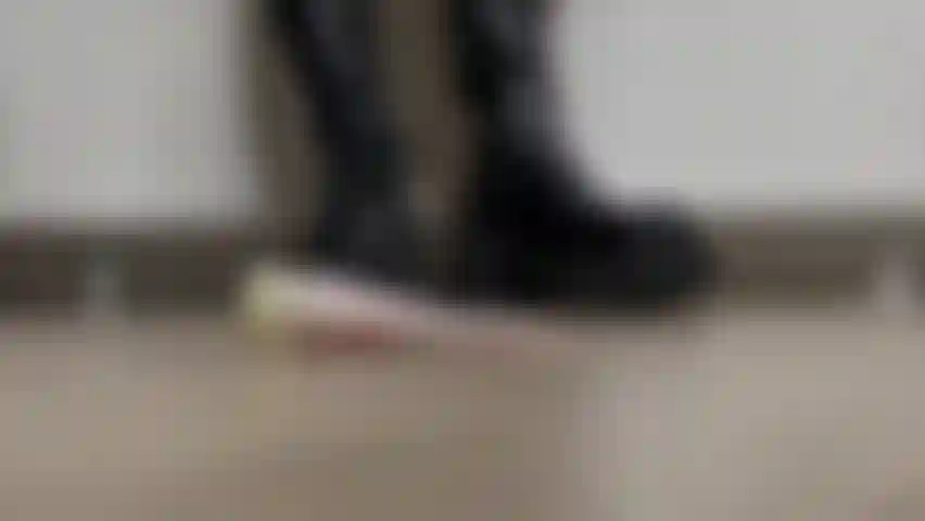 I could step on you with this heel...