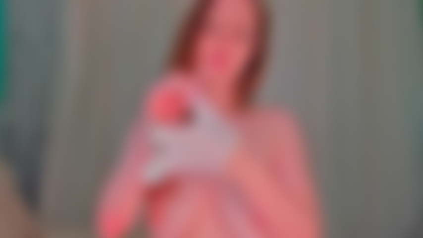 Analfingern mit medizinischen handschuhen.