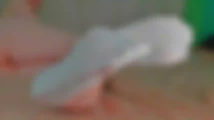 White Lace Socks Tease  Foot Worship POV