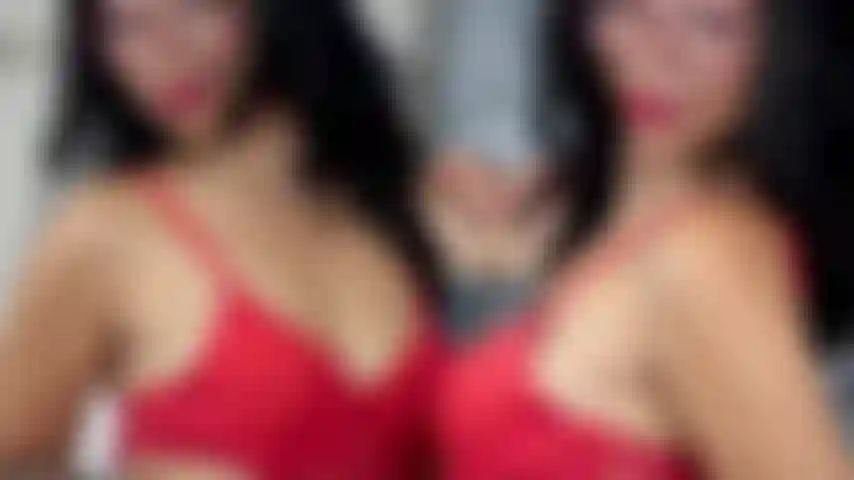 Lady in rot.