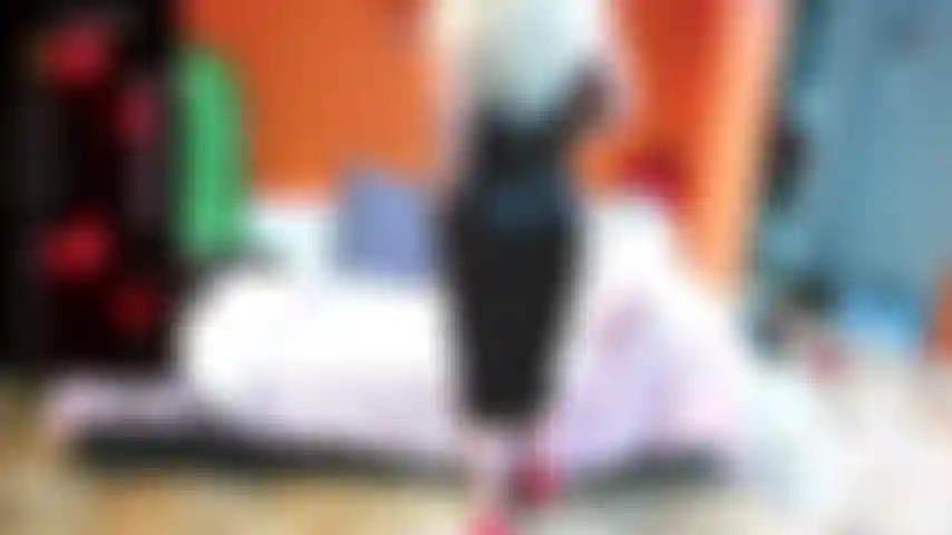 stripping and fucking dildo until cum