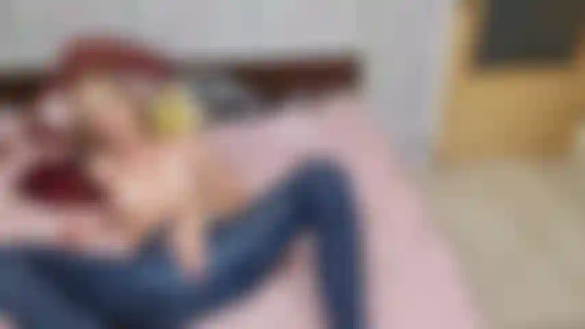 jeans fetish, hardcore fuck in doggy style and prpbone position