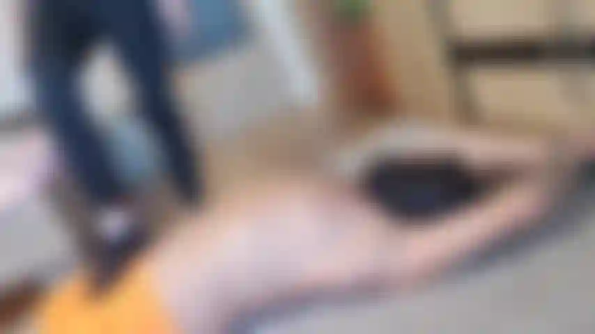 making my slave smell my sweaty feet