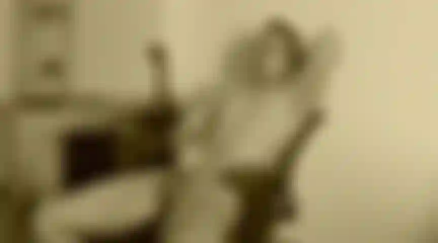 Zeitlupe sepia-ton körperspaß schwanz reiben.