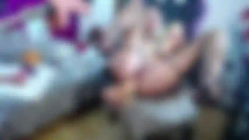 Solo-masturbation, dp, große dildos.